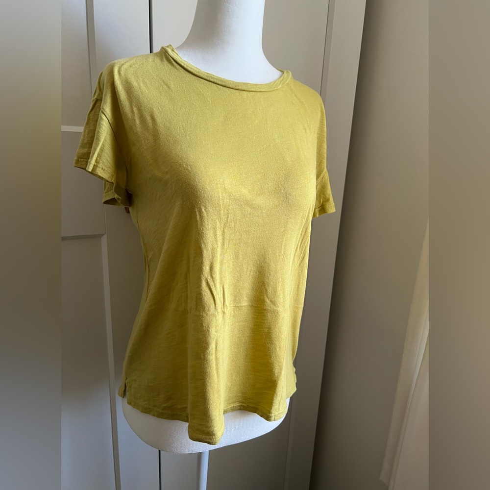 t.la Light Green Short Flutter Sleeve Tee - XXS